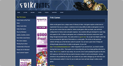 Desktop Screenshot of frikigames.com