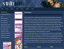 Tablet Screenshot of frikigames.com